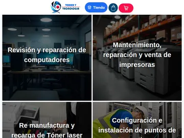 Sitio web de Toner y tecnología